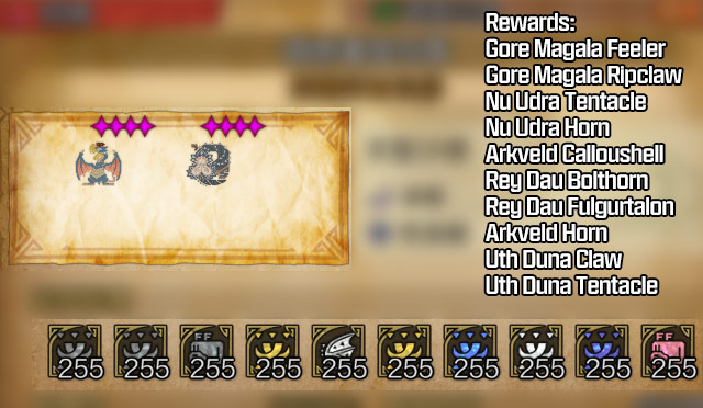 Gore Magala + Nu Udra + Rey Dau + Uth Duna Combo Bundle Overview